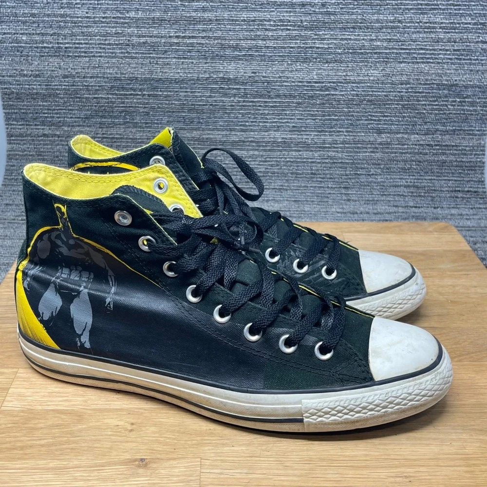 Converse Chuck Taylor All Star Mens 10 Black Batman DC Comics 75th Anniversary - Picture 1 of 12